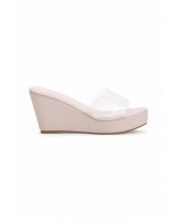SHOEPOINT Wedges Transparent 02092 in Lilac Purple
